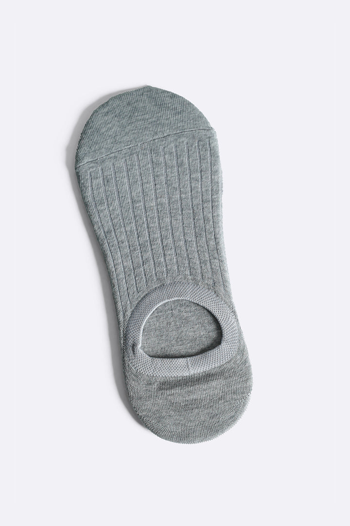 LIGHT GREY NO SHOW SOCKS