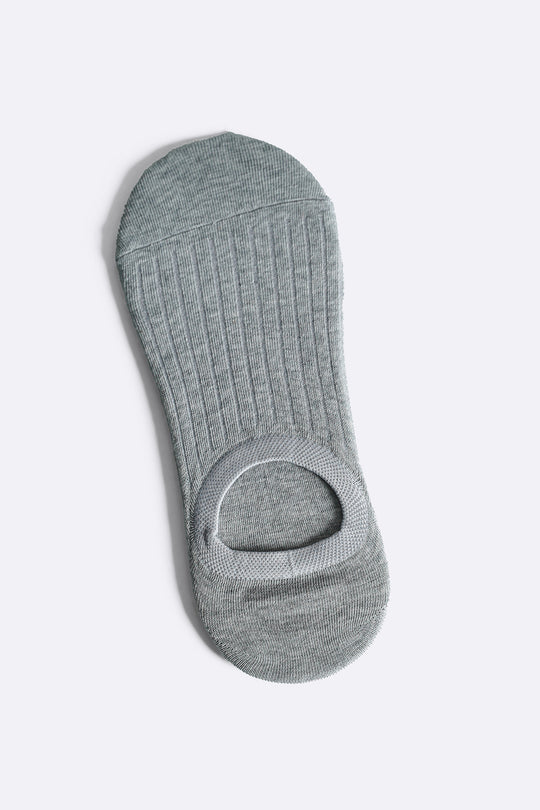 LIGHT GREY NO SHOW SOCKS