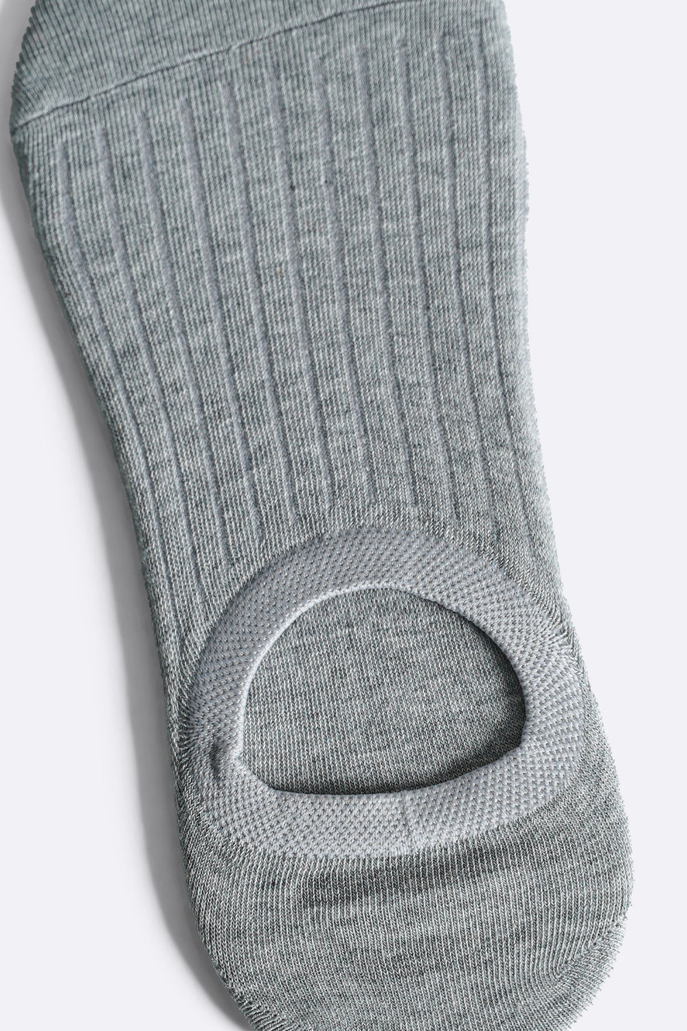 LIGHT GREY NO SHOW SOCKS