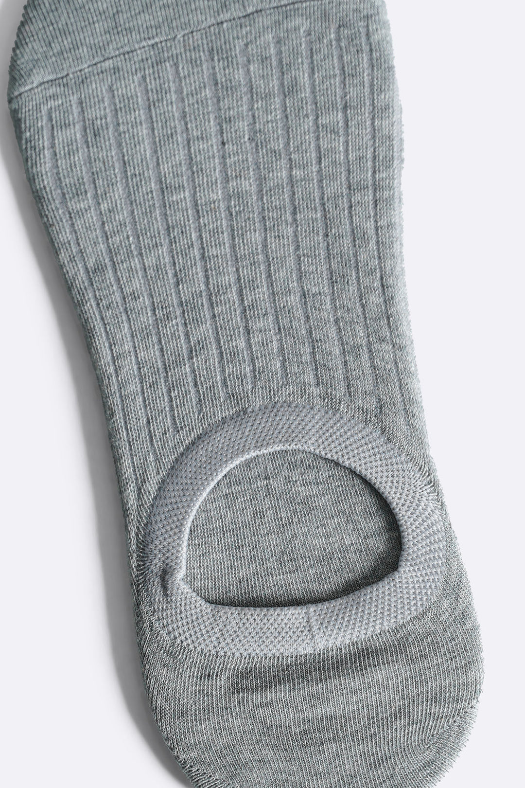 LIGHT GREY NO SHOW SOCKS