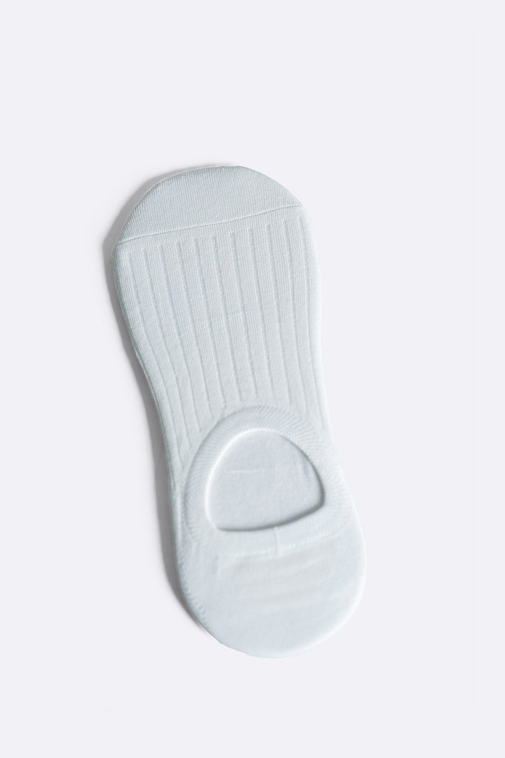 WHITE NO SHOW SOCKS