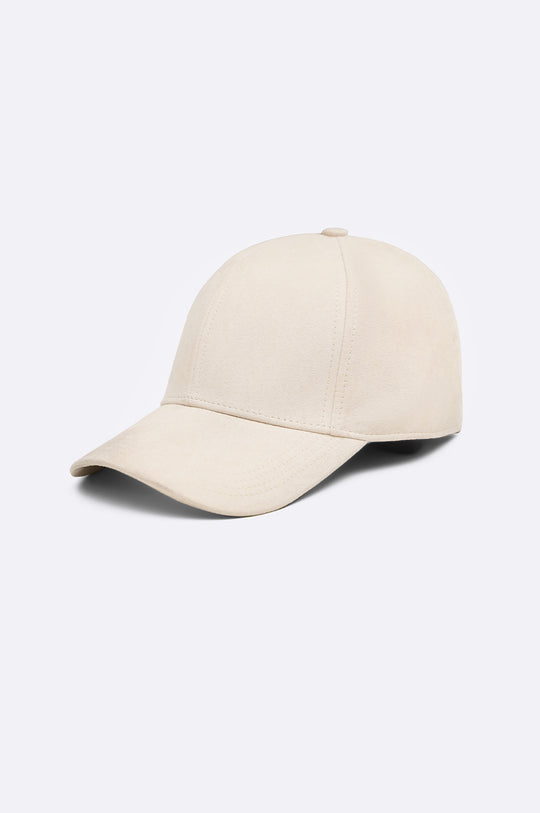 SAND SUEDE CAP