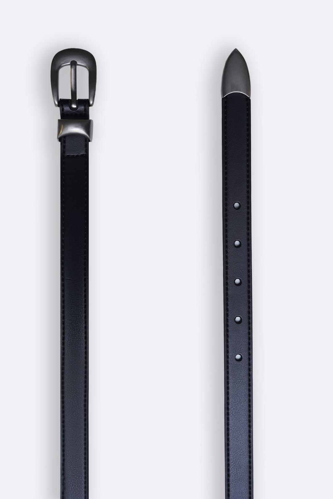 BLACK RODEO LEATHER BELT