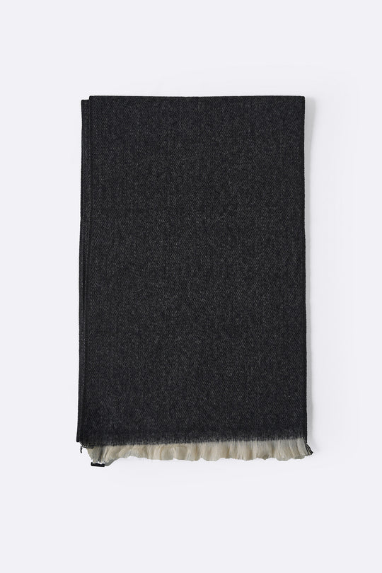 BLACK THE ESSENTIAL TRANSIT SCARF