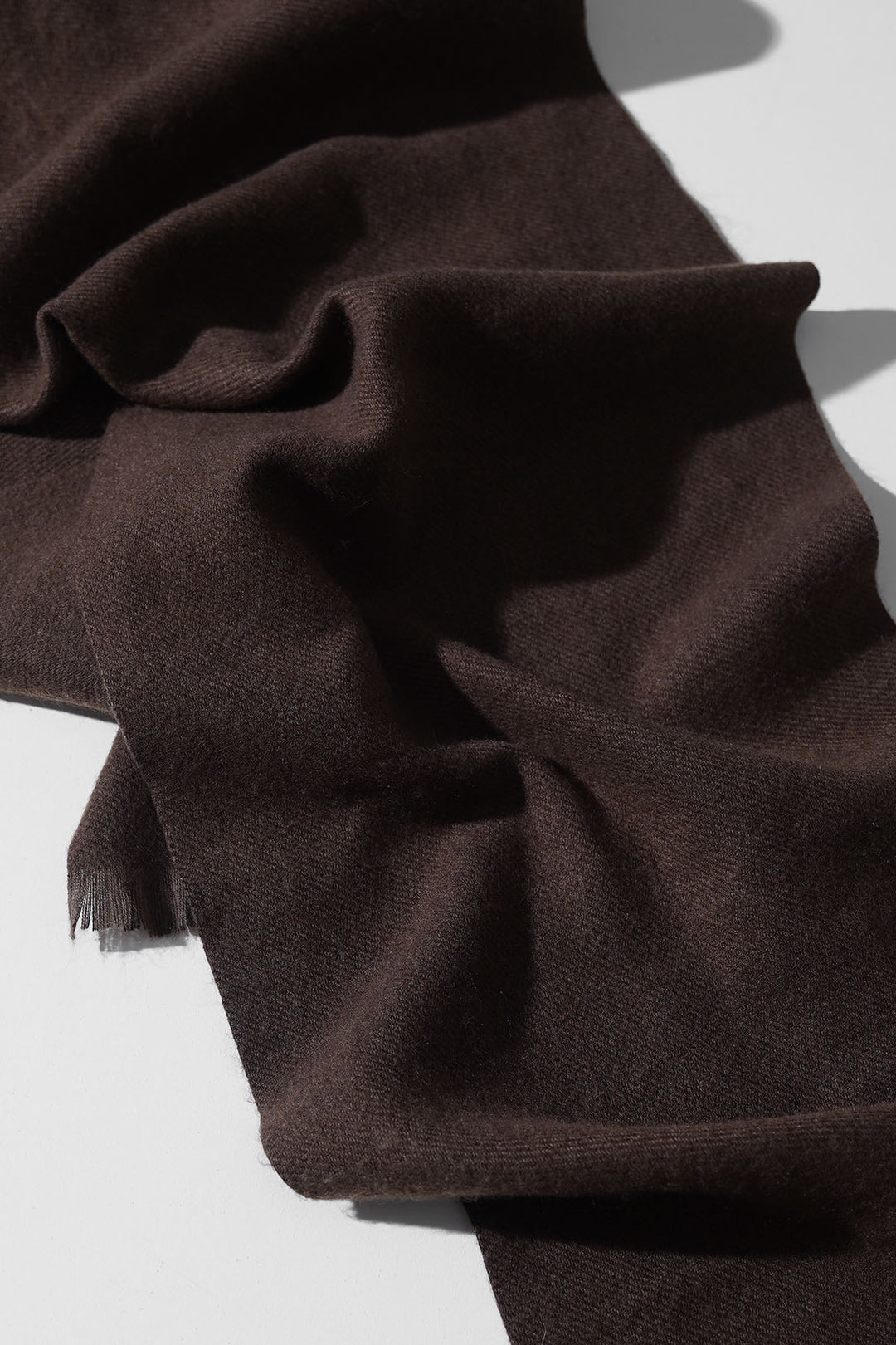 COFFEE SOFT BRUSHED SCARF