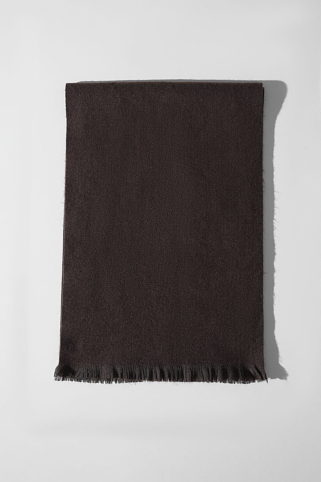 COFFEE SOFT BRUSHED SCARF