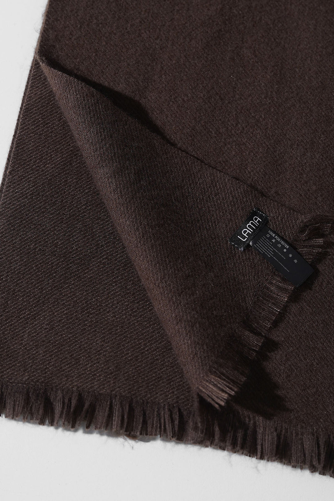 COFFEE SOFT BRUSHED SCARF