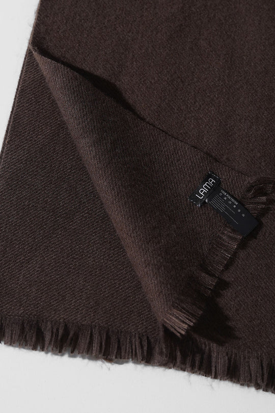 COFFEE SOFT BRUSHED SCARF