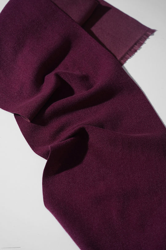 MAROON SOFT BRUSHED SCARF