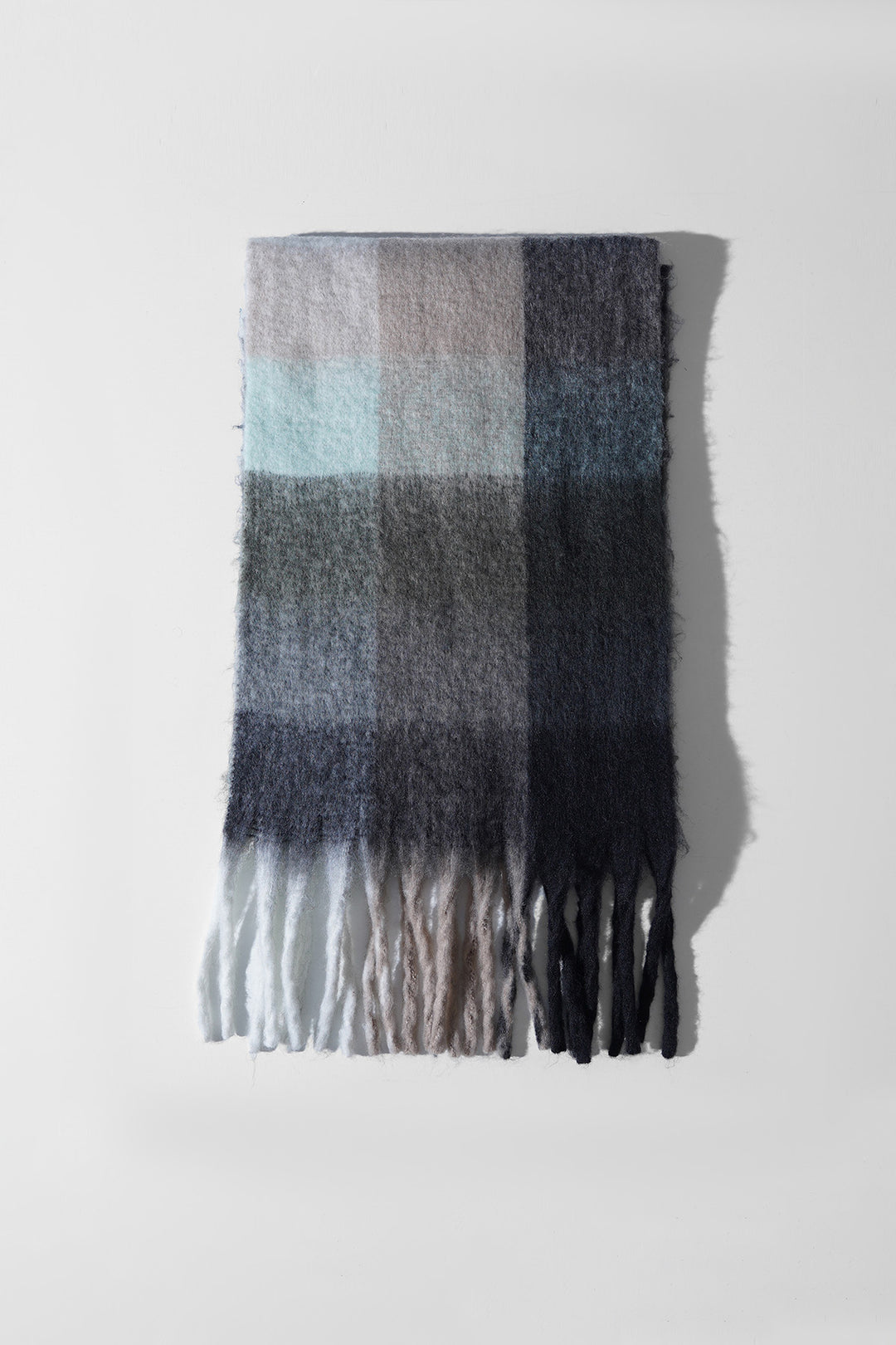 BEIGE BROWN SNUGGLE SCARF