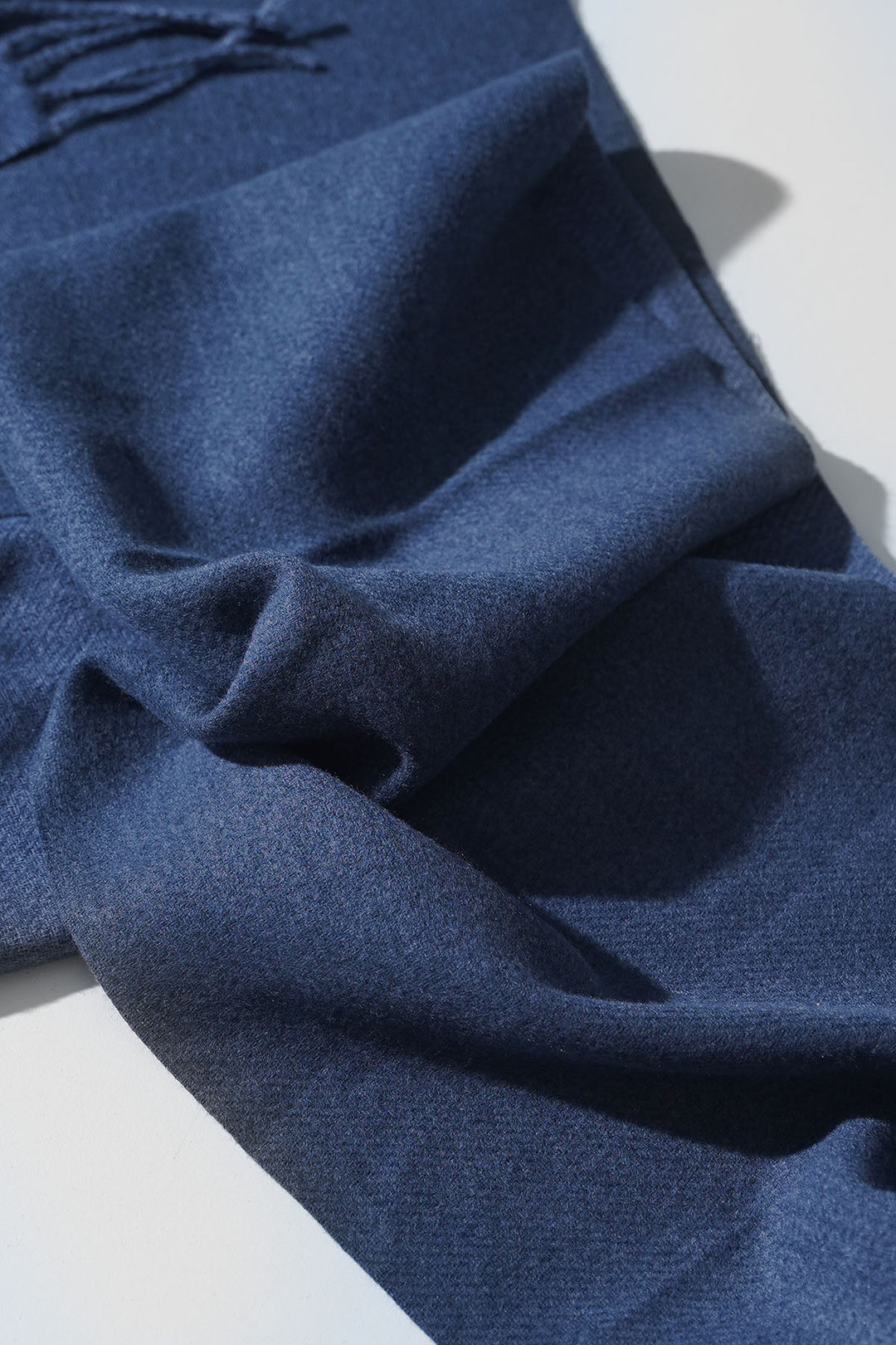 BLUE CONTRAST WEAVE REVERSIBLE SCARF