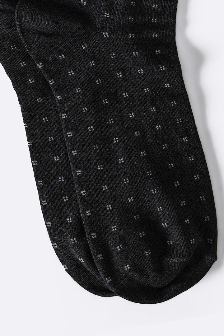 NAVY MERCERIZED ANKLE SOCKS