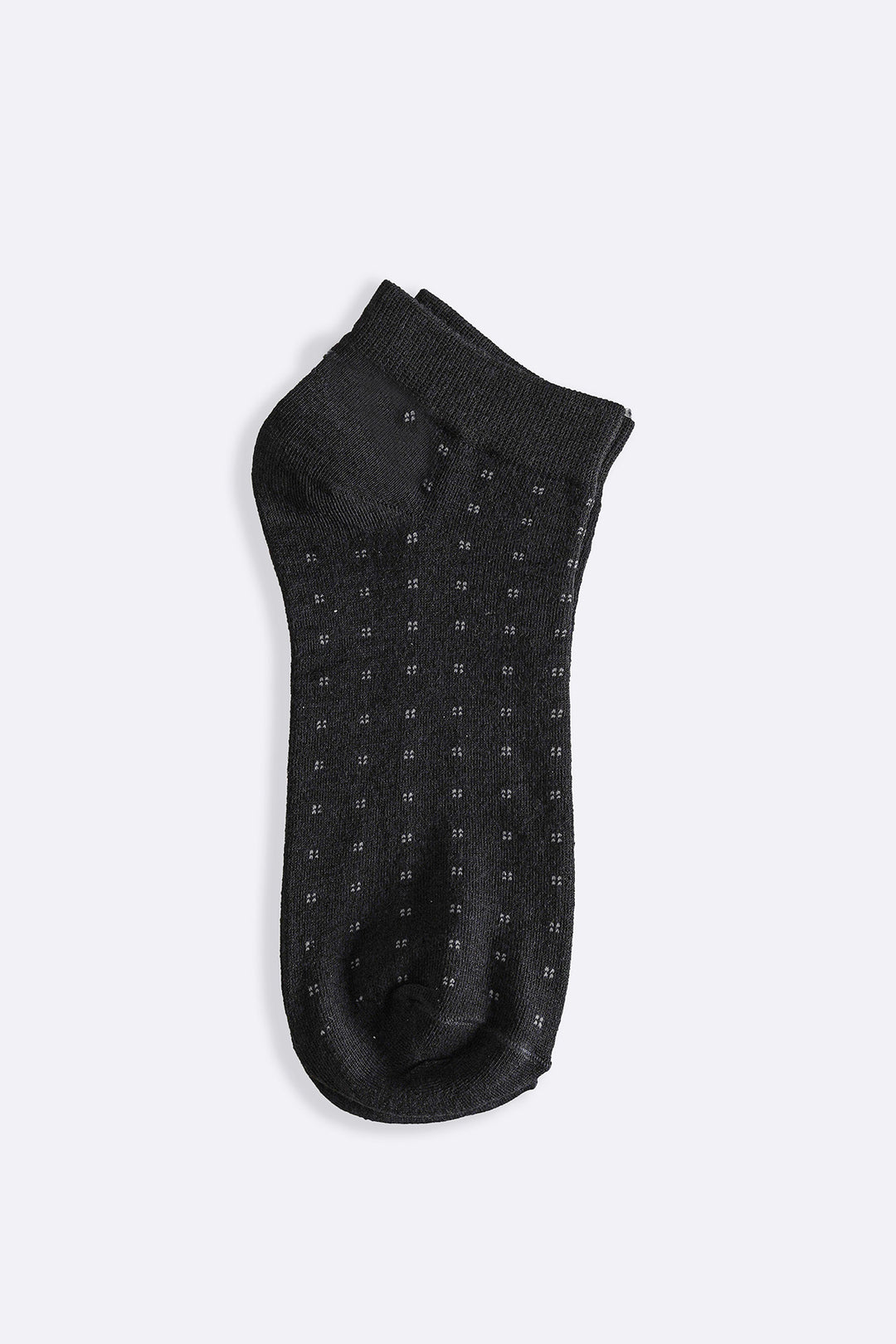 NAVY MERCERIZED ANKLE SOCKS