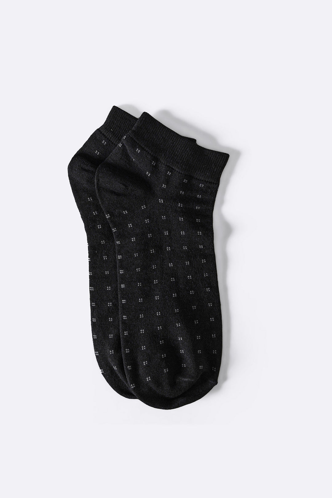 NAVY MERCERIZED ANKLE SOCKS
