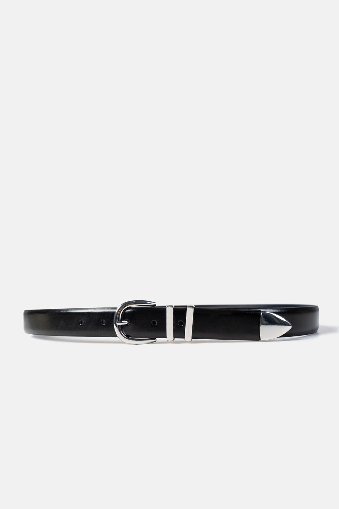 Dual-Keeper Leather Belt