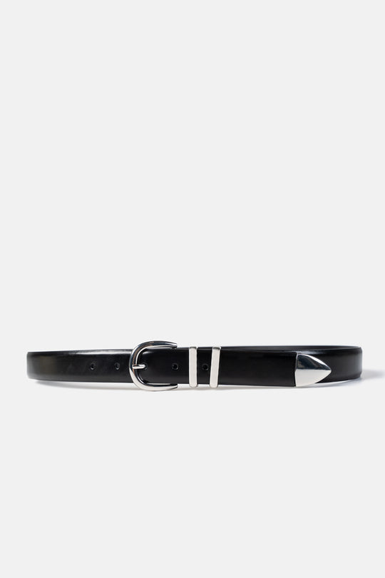 Dual-Keeper Leather Belt