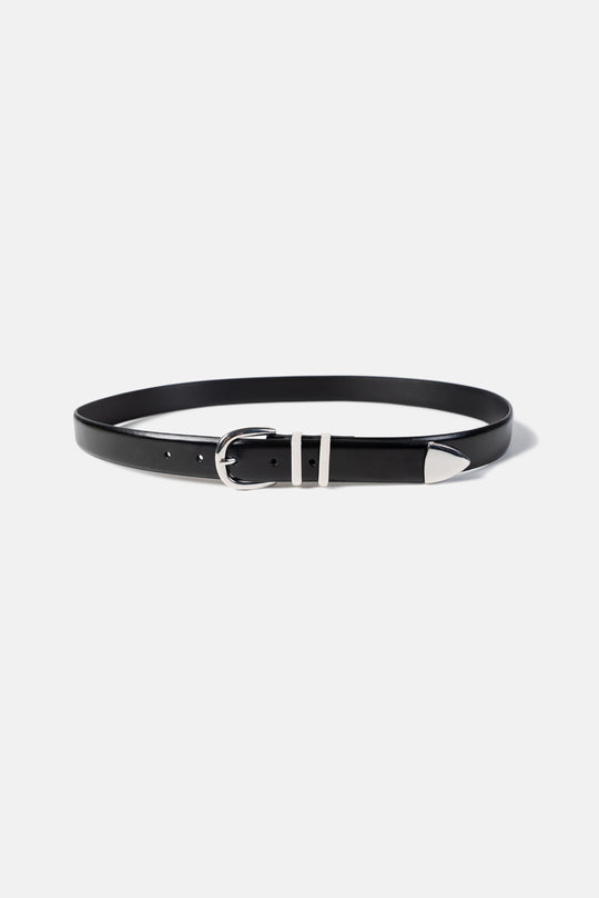 Dual-Keeper Leather Belt
