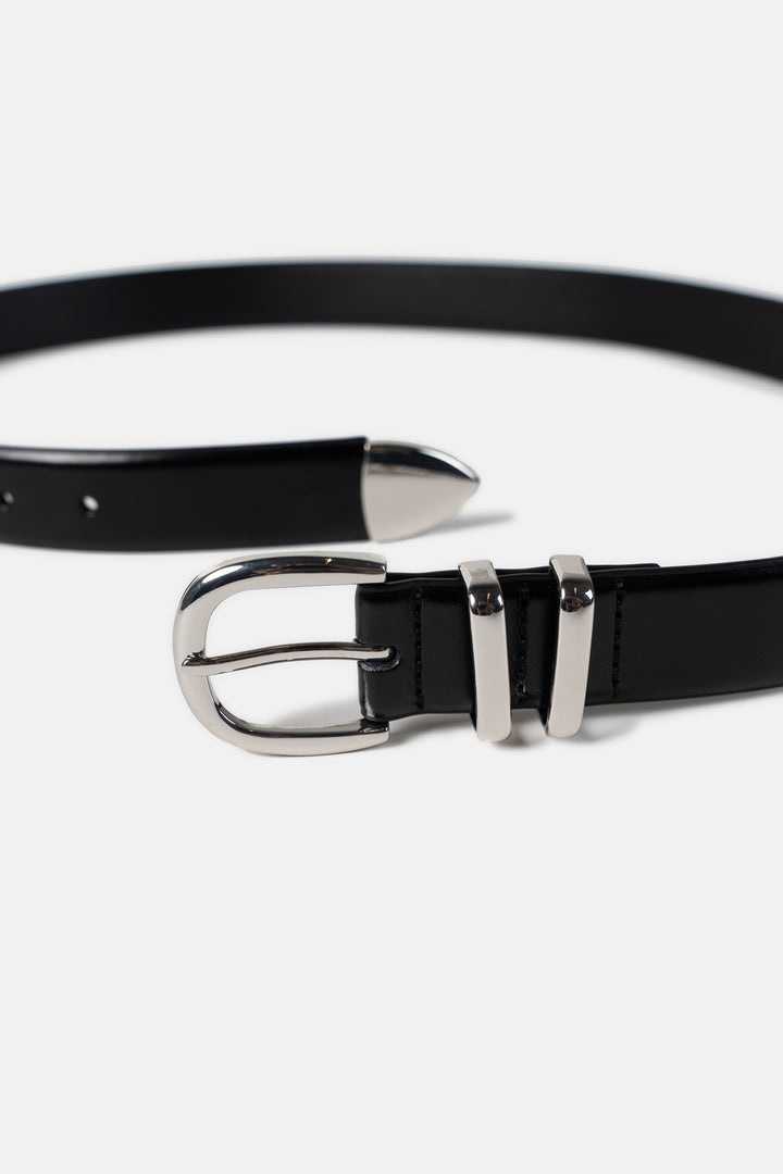 Dual-Keeper Leather Belt