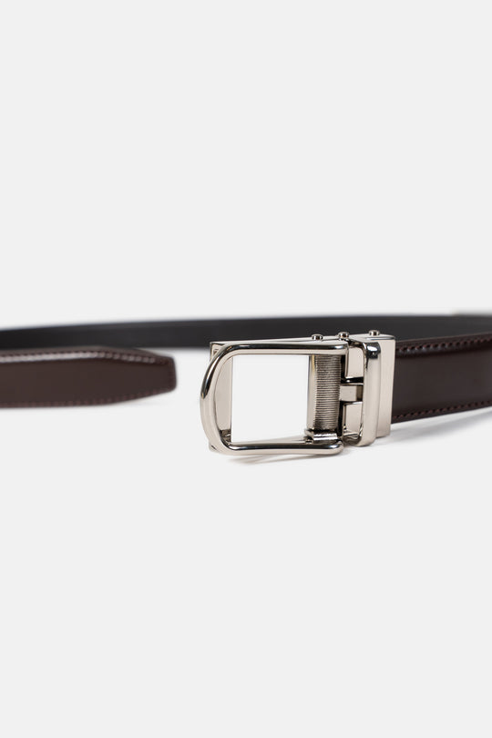 Ratchet Leather Belt