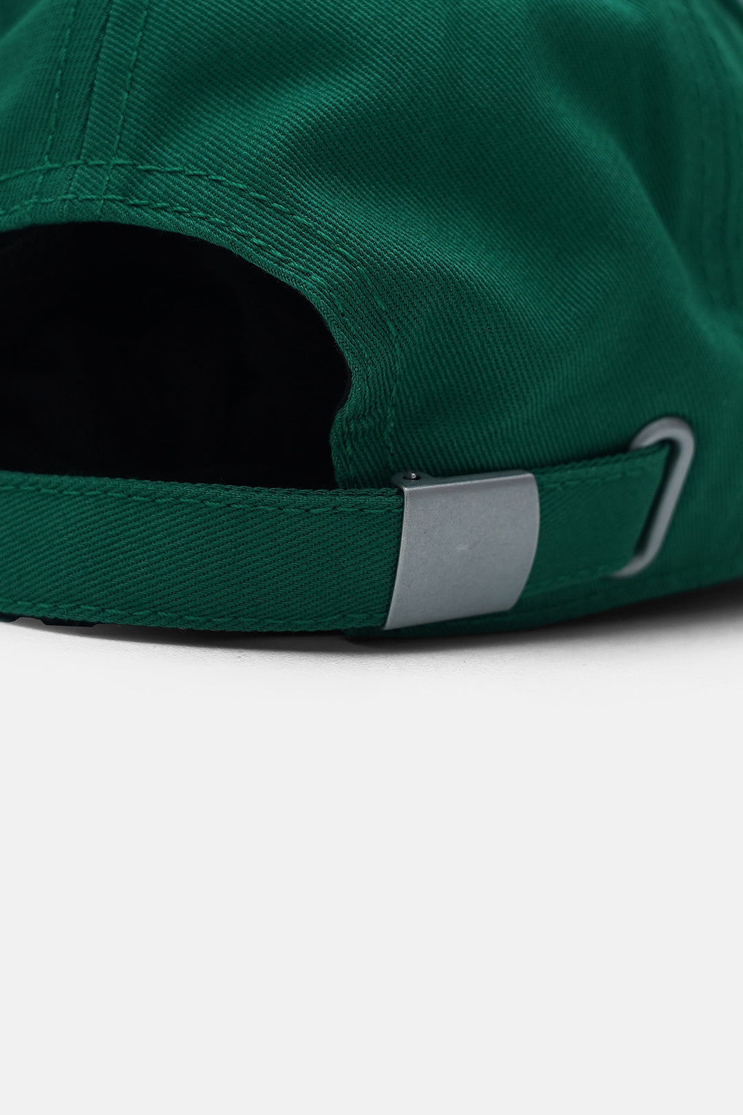 GREEN EMBROIDERED "P" CAP