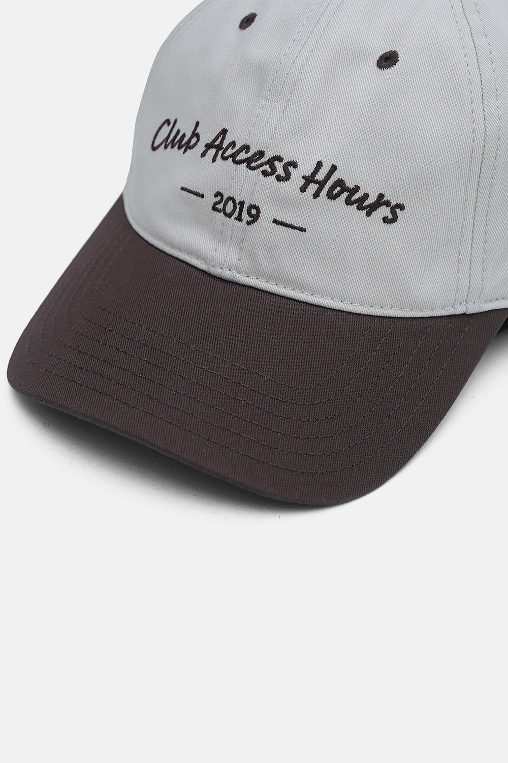 BEIGE CLUB ACCESS COTTON CAP