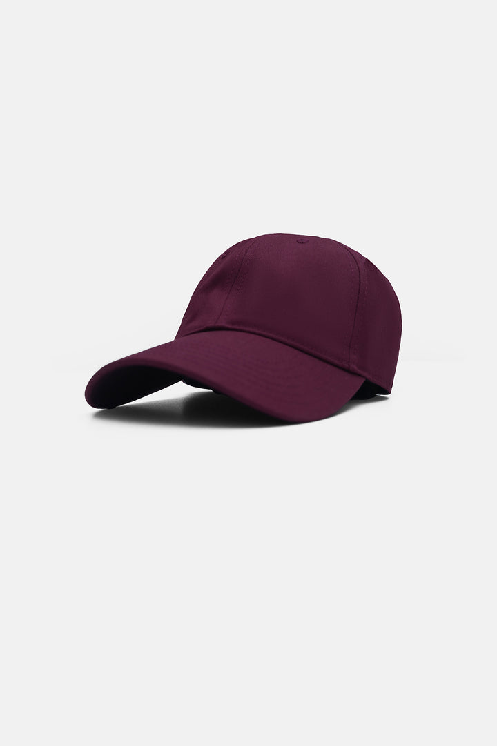 MAROON MONOTONE COTTON CAP