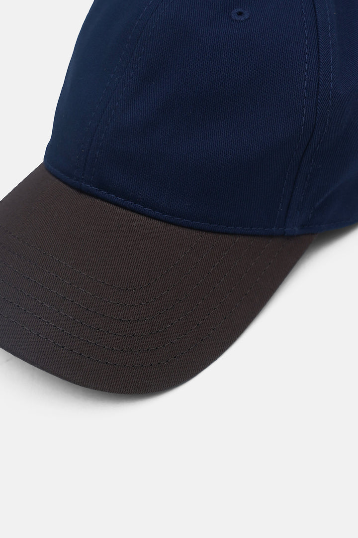 NAVY CONTRAST COTTON CAP