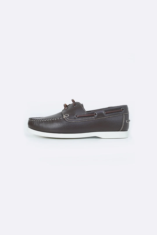 DARK BROWN CLASSIC BOAT SHOES