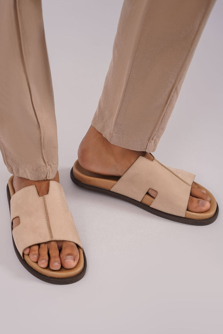 SAND WIDE VAMP SLIDES