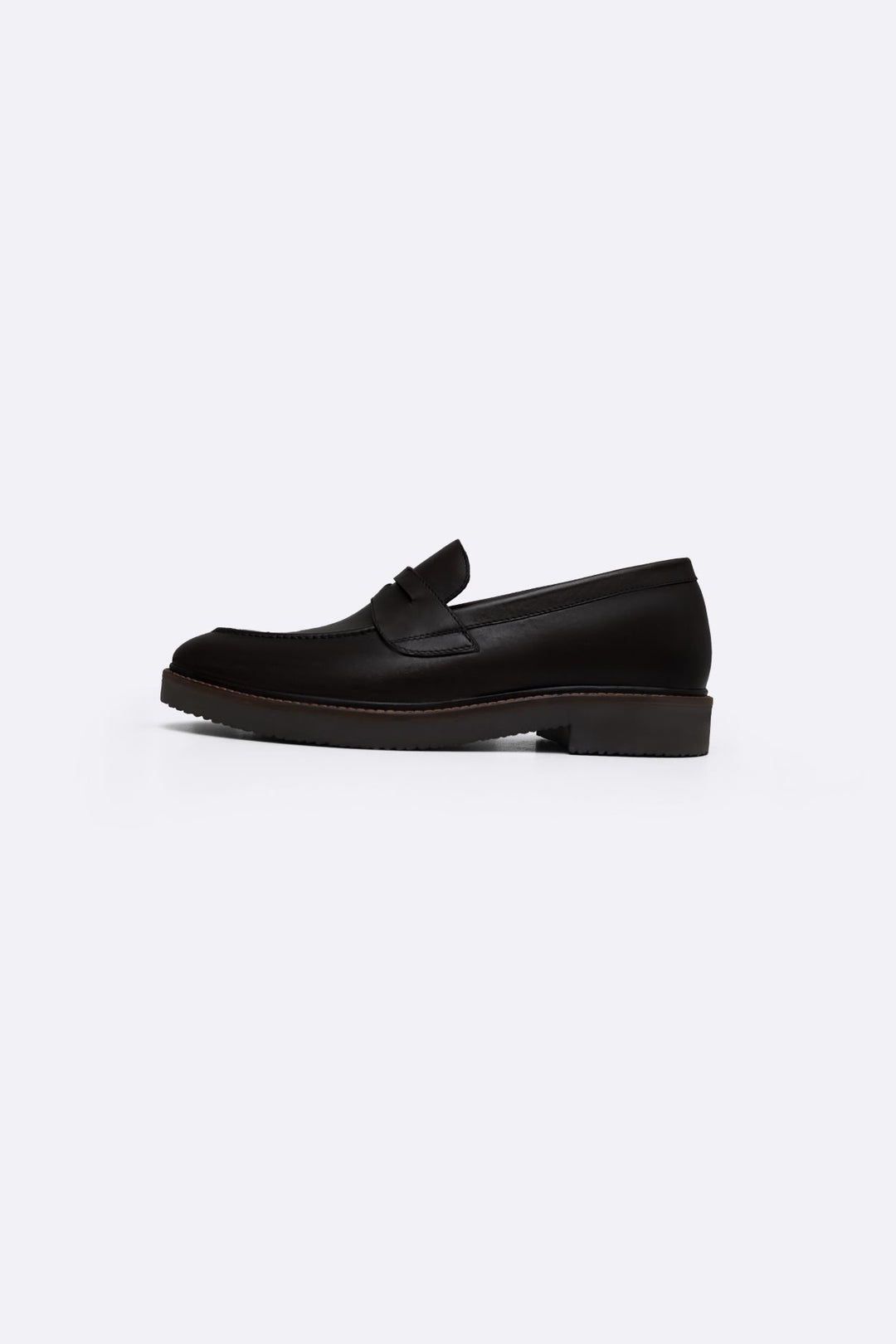 BLACK CLASSIC LEATHER LOAFERS