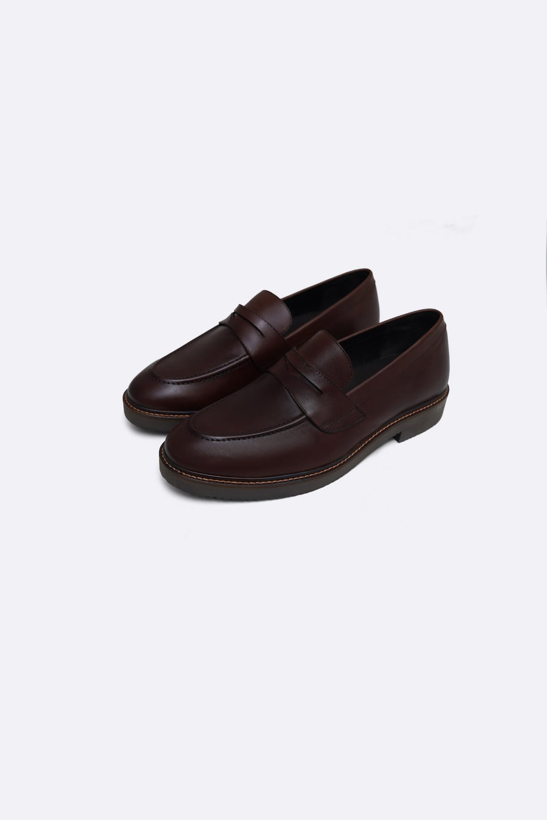 COFFEE CLASSIC LEATHER LOAFERS