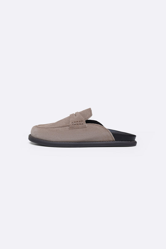 SUEDE LEATHER MULES