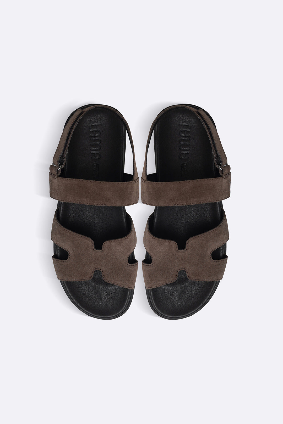 COFFEE CLASSIC SUEDE LEATHER SANDALS