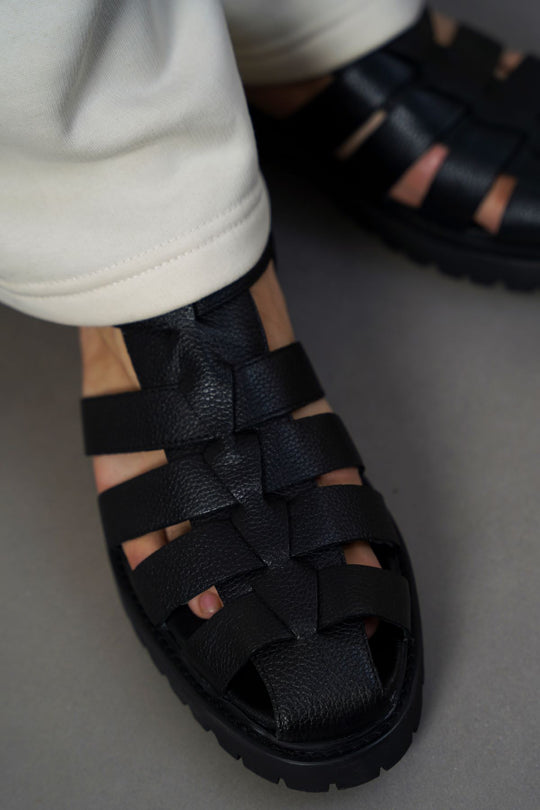 LEATHER FISHERMAN SANDALS