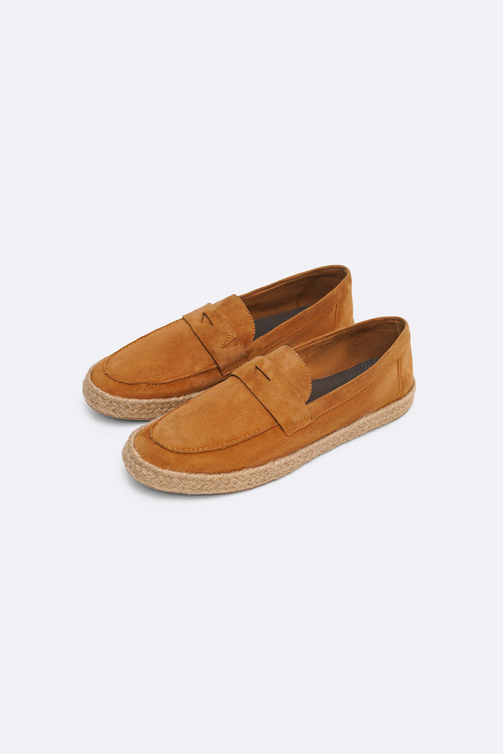 TAUPE SUEDE ESPADRILLES