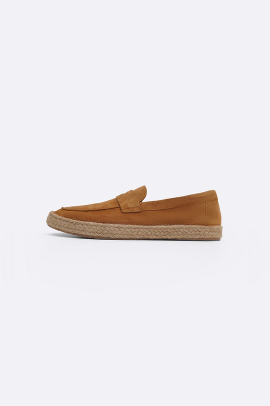 TAUPE SUEDE ESPADRILLES