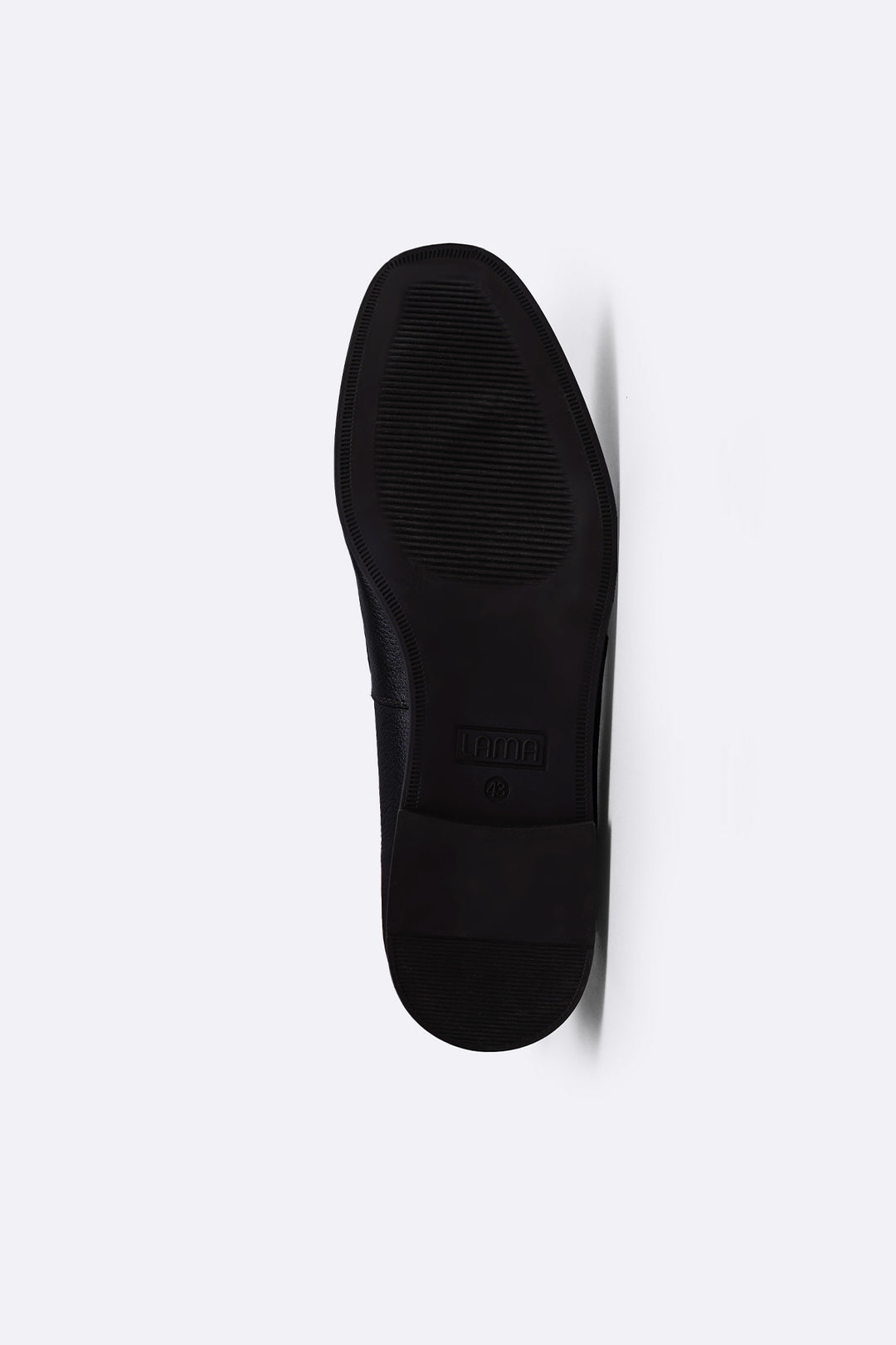 BLACK LEATHER PENNY LOAFERS
