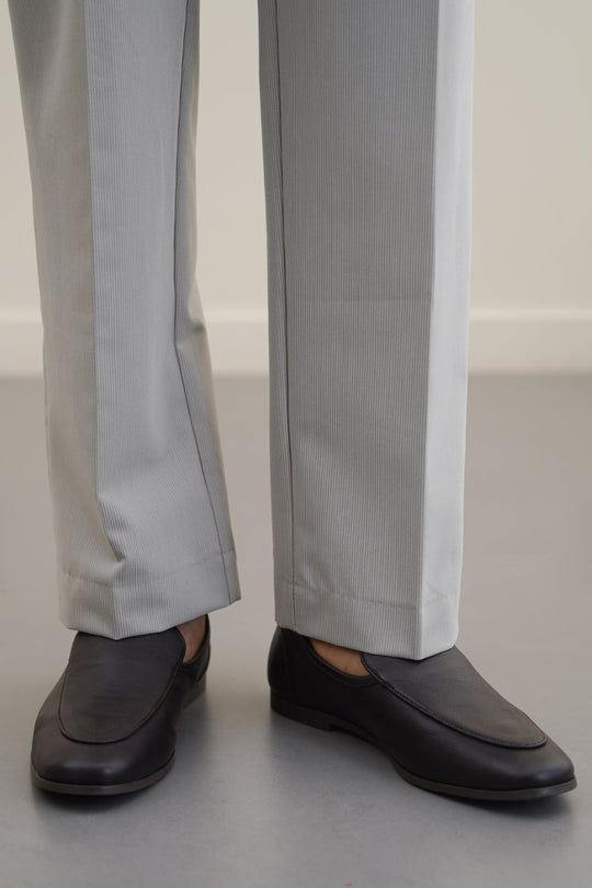 DARK BROWN SMART LEATHER LOAFERS