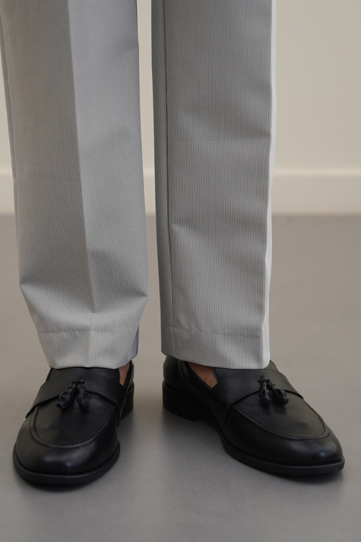 TASSEL LEATHER LOAFERS