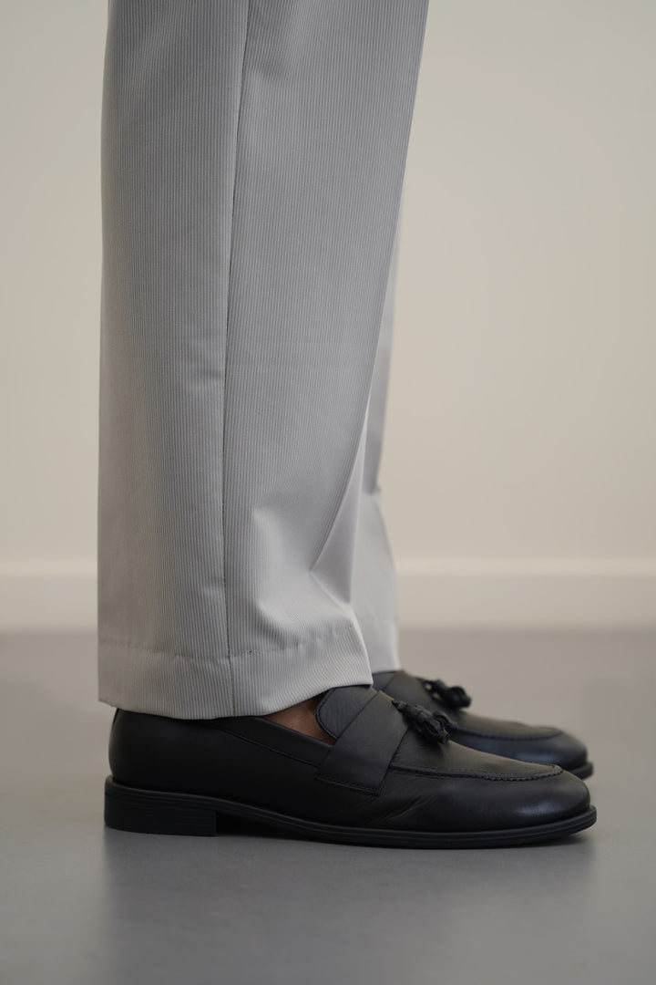 TASSEL LEATHER LOAFERS