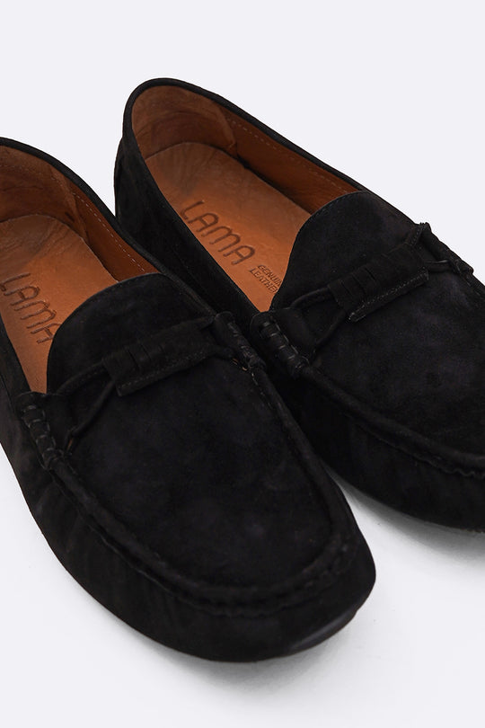 BLACK SUEDE FLEX MOCC