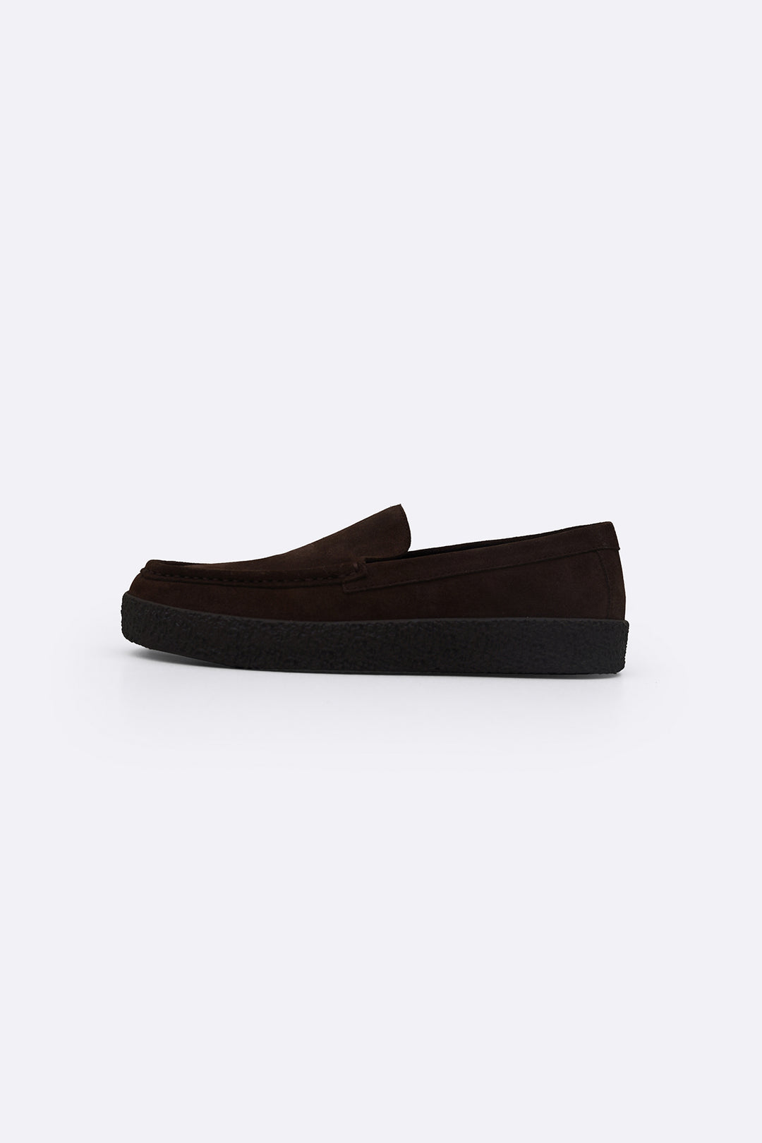 DARK BROWN SUEDE LOAFERS