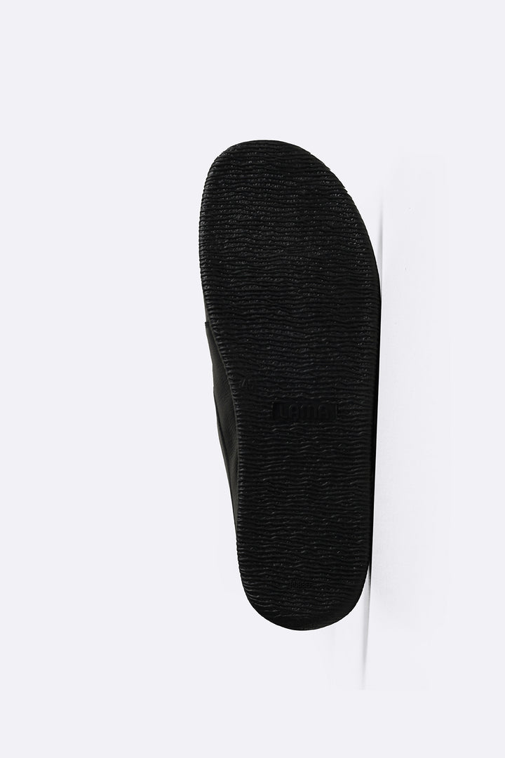 BLACK COMFORT LEATHER CLOGS