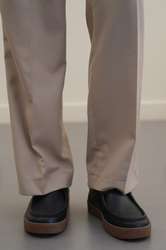 CASUAL MOC-TOE SHOES