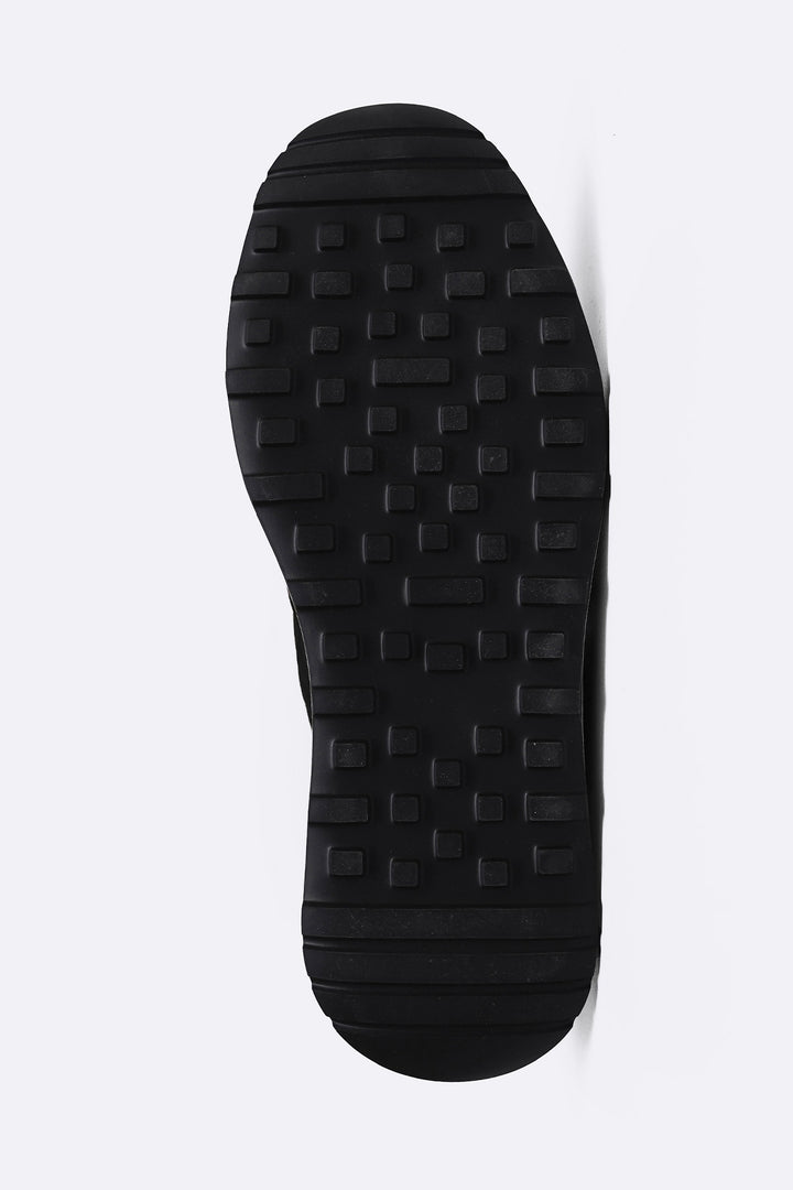 BLACK MOC TOE SUEDE WALKERS