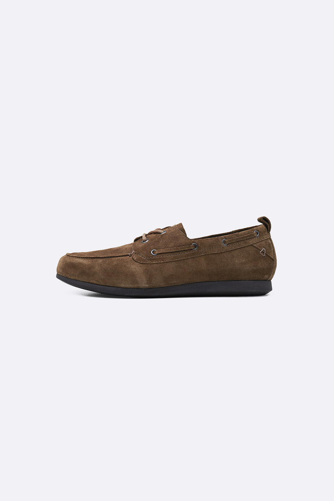 BROWN SUEDE BOAT SHOES