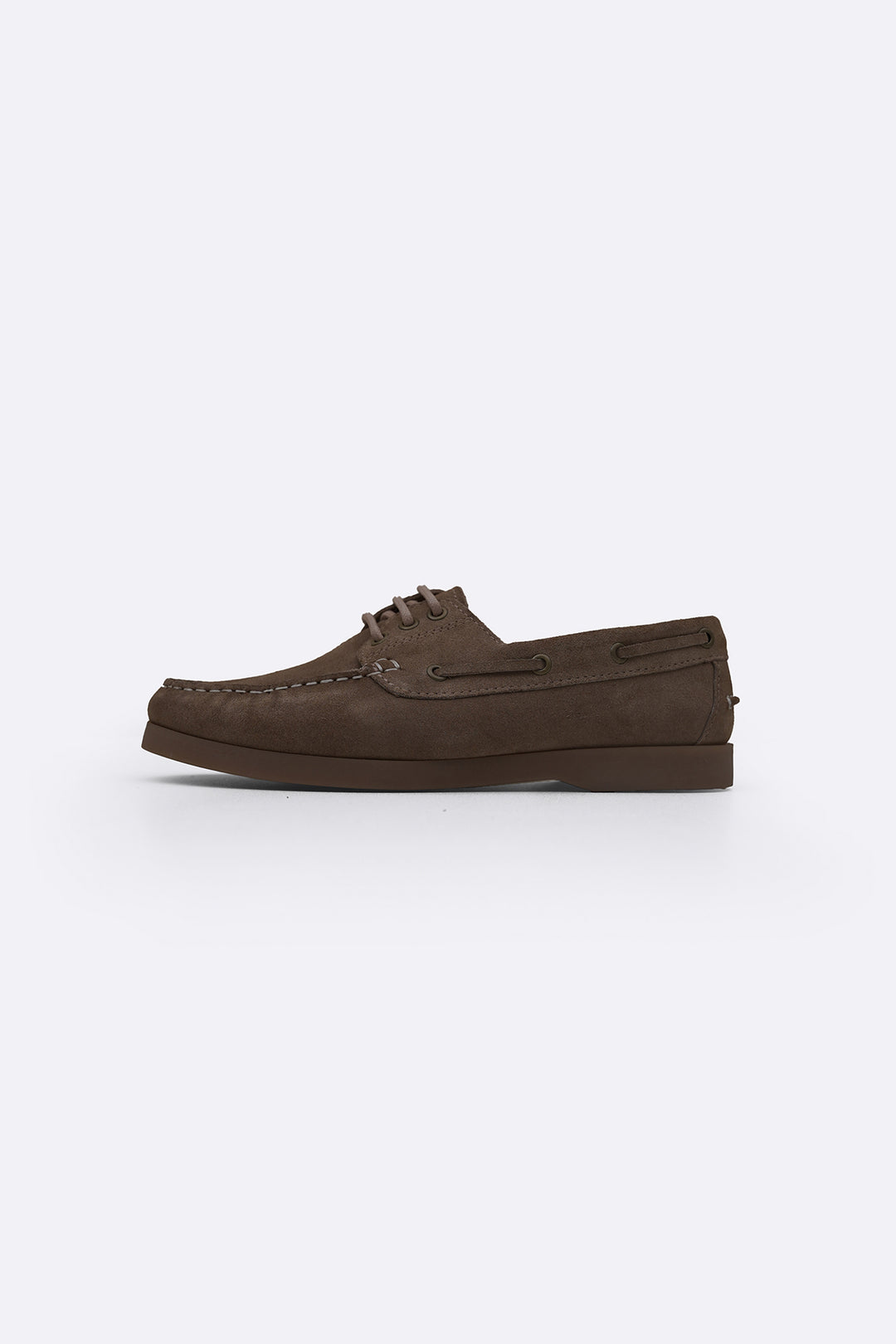 BEIGE SOFT SUEDE BOAT SHOES