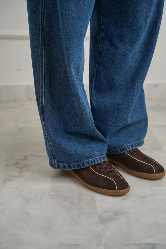 DARK BROWN TOKYO SUEDE SNEAKERS