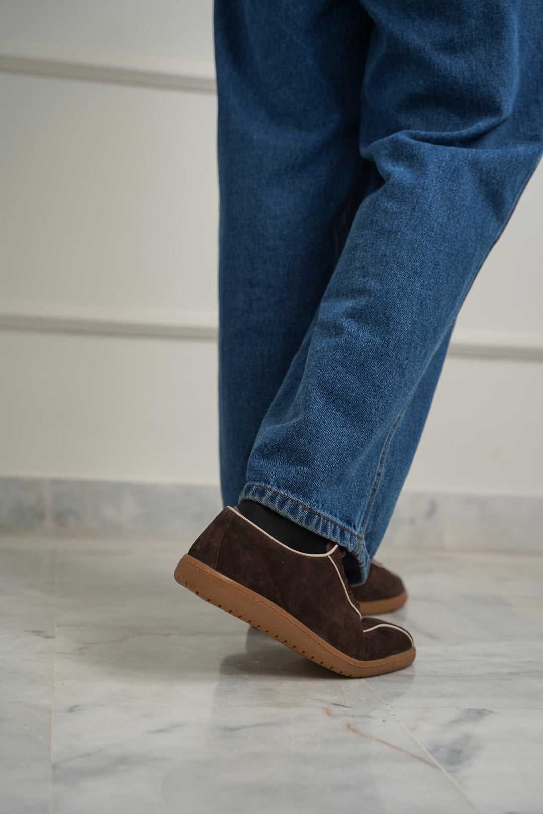 DARK BROWN TOKYO SUEDE SNEAKERS