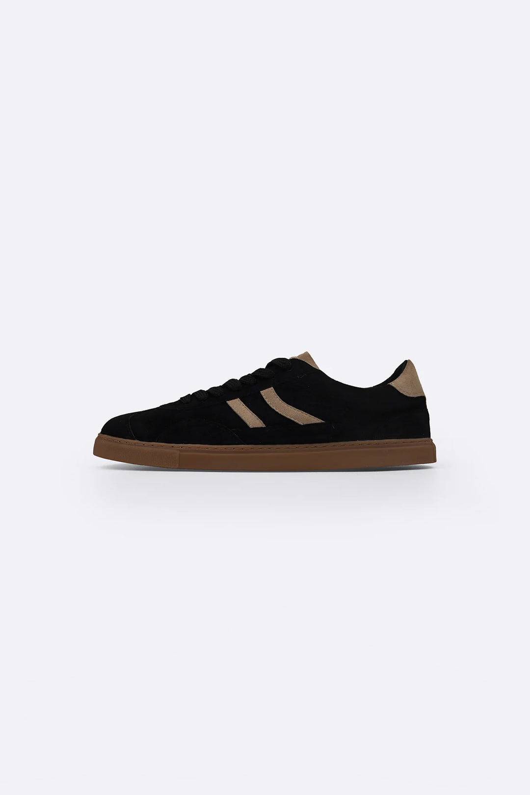 BLACK SUEDE SKATE SNEAKERS